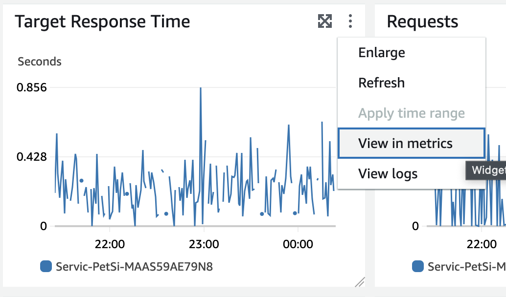 TargetGroup Monitoring tab location